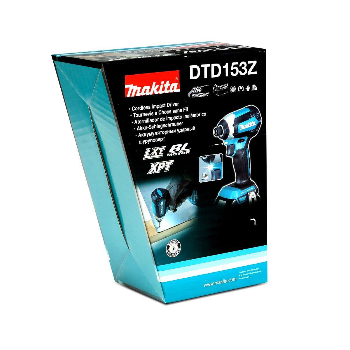 مفك البراغي ماكيتا (DTD153Z) ببطارية (18V) يعمل دون فحمات كهربائية 3