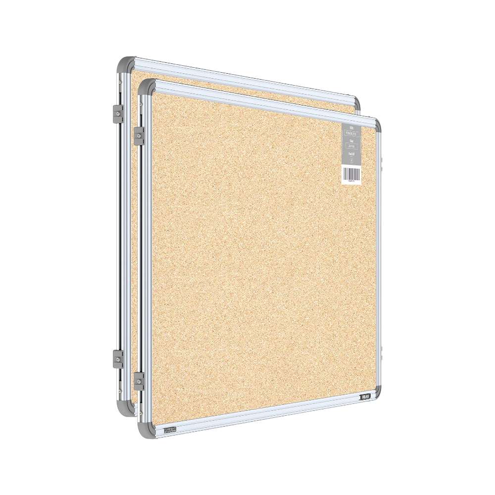60CM X 90CM Felt and Cork Notice Board 0