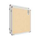 60CM X 90CM Felt and Cork Notice Board 0
