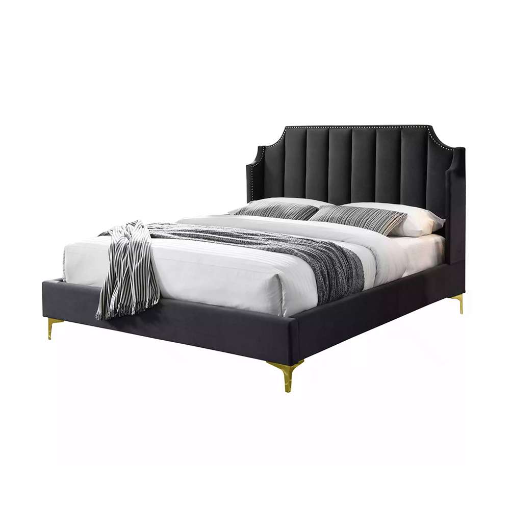 RoHala Queen Bed - Charcoal 1