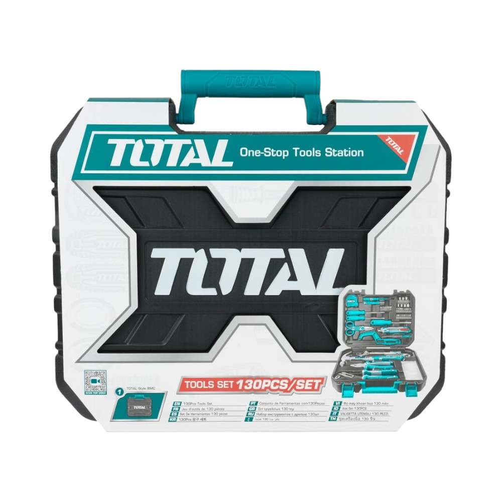 طقم أدوات العدة توتال المكون من (130Pcs) قطعة موديل (THKTHP21306) 5