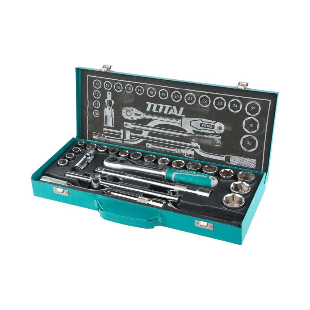 Total THT141253 1/2 Inch Socket Set 24Pcs 2