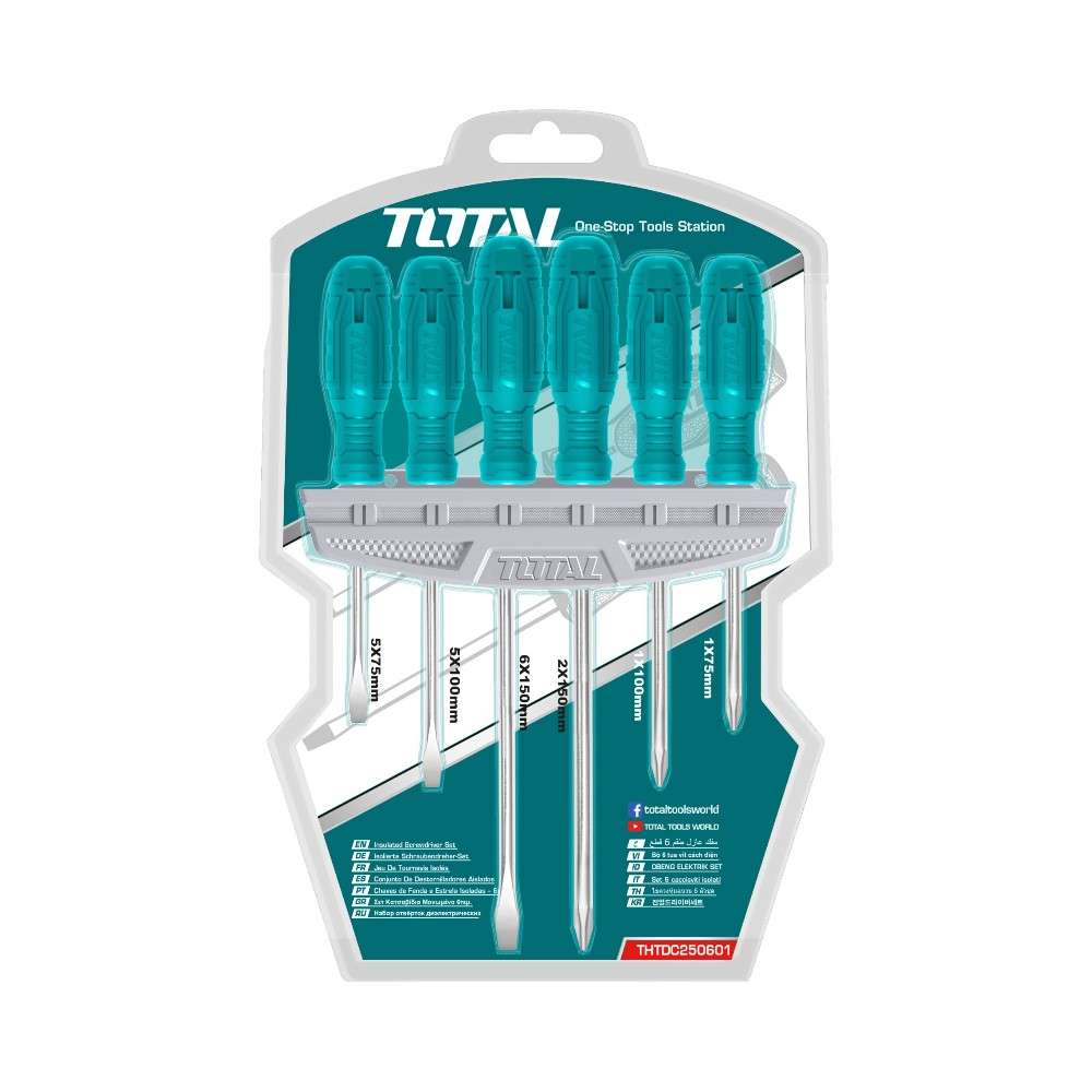 Total THTDC250601 Screwdriver Set 6Pcs 2