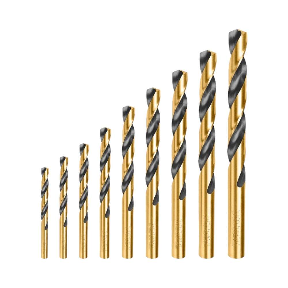 Total TACSD0095 HSS Drill Bit Set 9Pcs 1