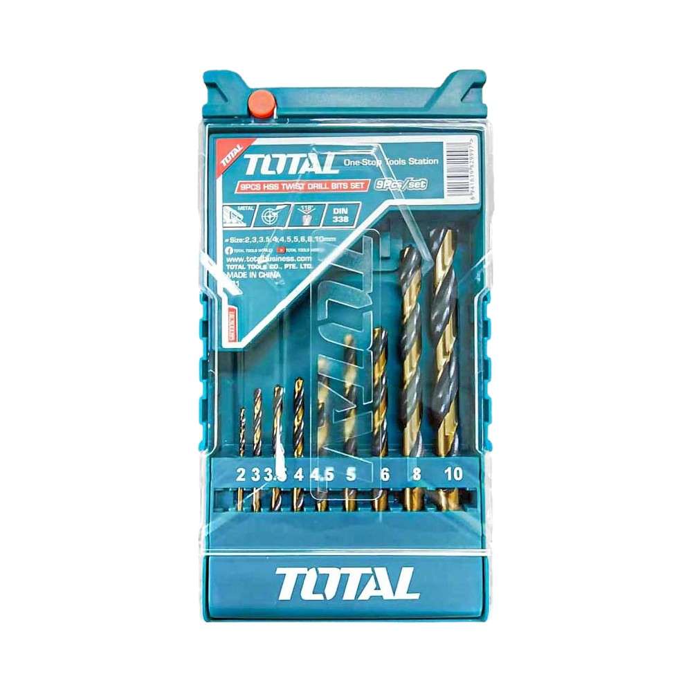 Total TACSD0095 HSS Drill Bit Set 9Pcs 3