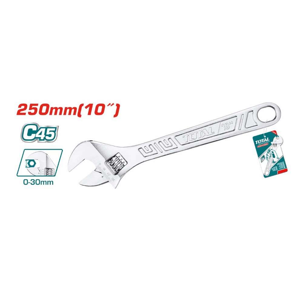 Total THT1010103 10 Inch Adjustabe Wrench 2