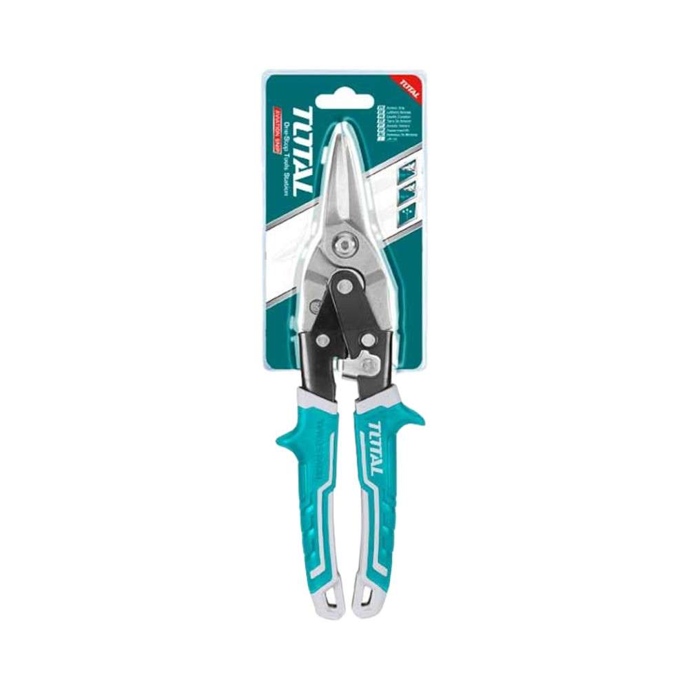 Total THTJ532106 250MM Straight Two Tone Soft Handle Aviation Snip 4