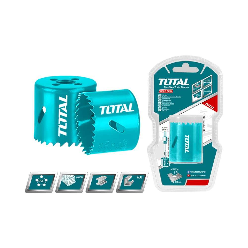 شفرة منشار الثقب توتال ثنائية المعدن مقاس (25MM) موديل (TAC410251) 2