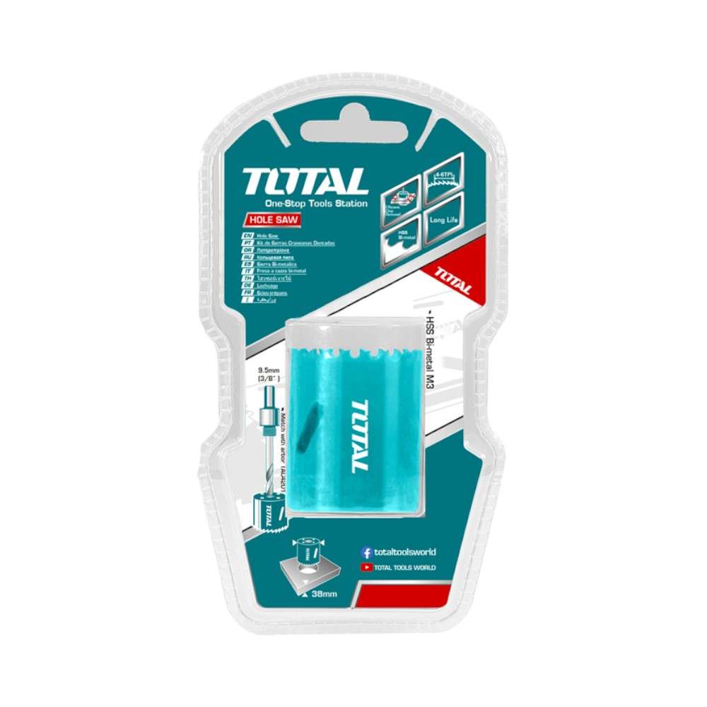 شفرة منشار الثقب توتال ثنائية المعدن مقاس (25MM) موديل (TAC410251) 3