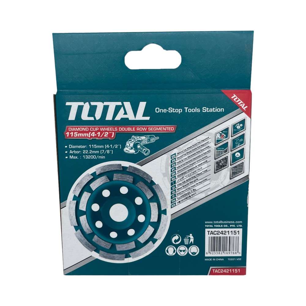 Total TAC2421151 4.5 Inch Double Row Grinding Wheel 3