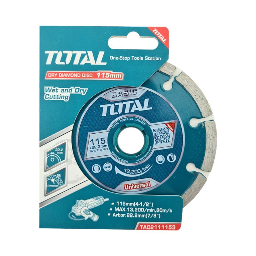 Total TAC2111153 4.5Inch Dry Diamond Disc 3