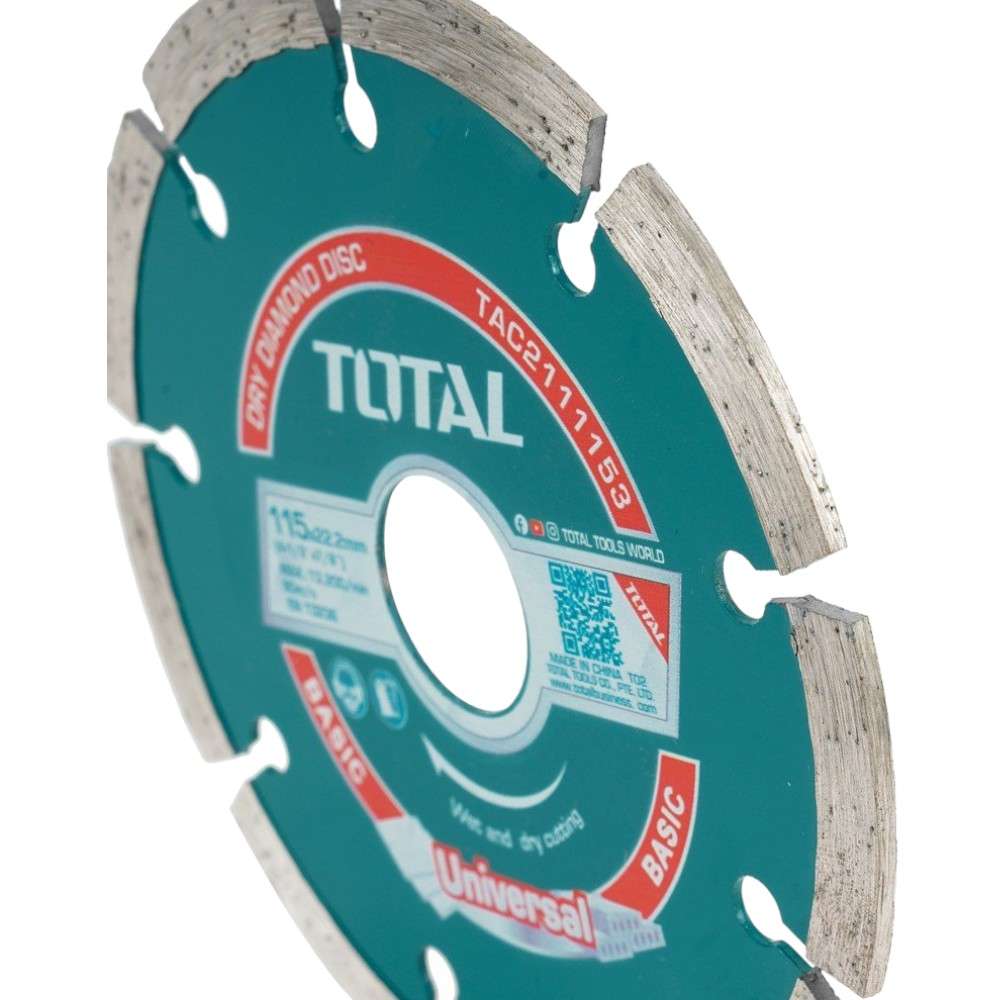 Total TAC2111153 4.5Inch Dry Diamond Disc 5
