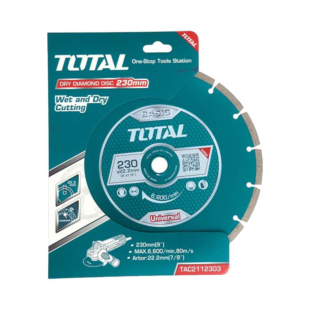 Total TAC2112303 9Inch Dry Diamond Disc 2