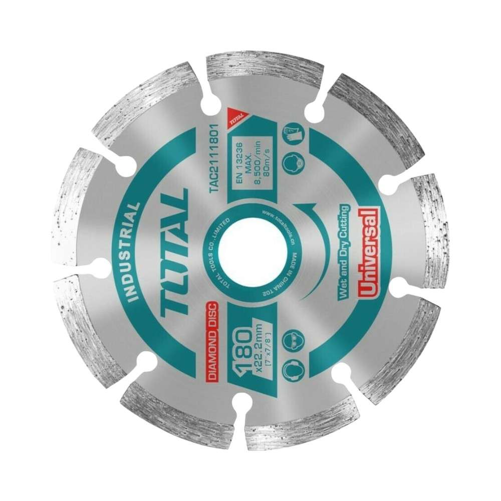 Total TAC2111801 7Inch X 22MM Diamond Disc 1