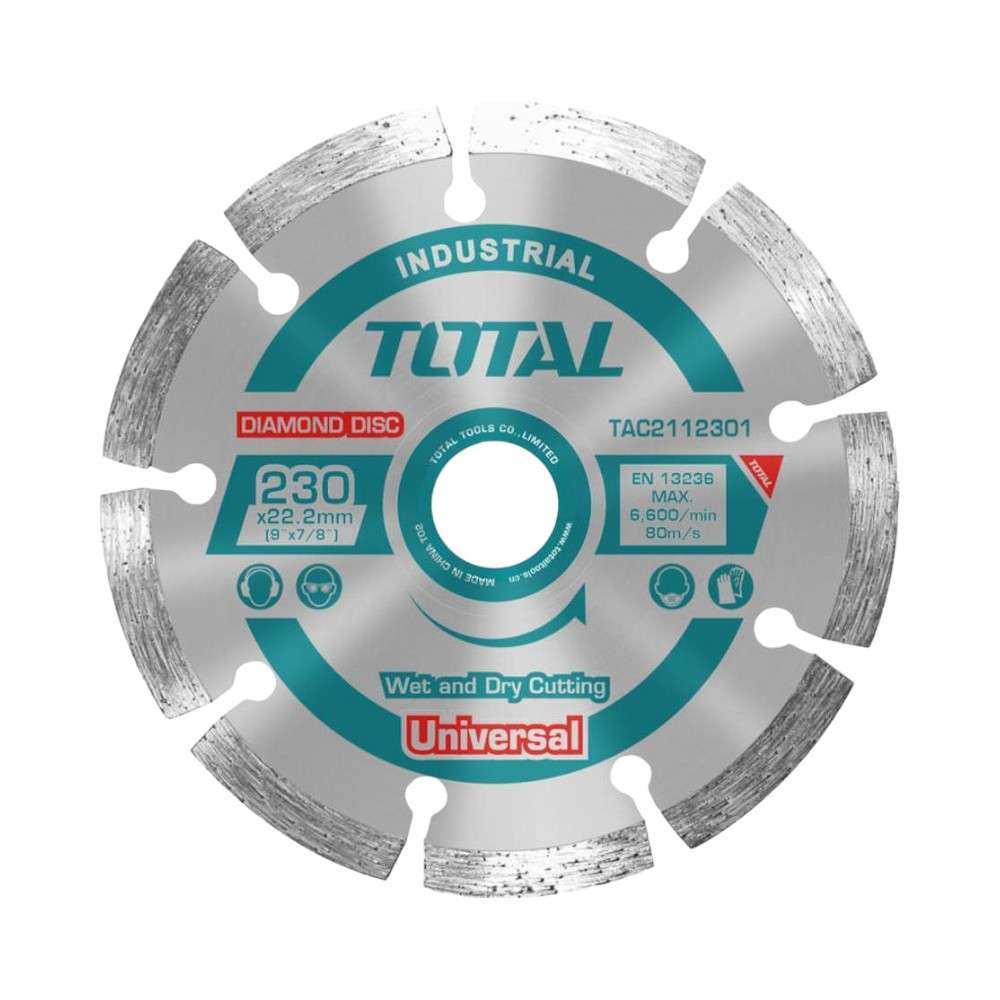 Total TAC2112301 9 Inch X 22MM Dry Diamond Disc 1