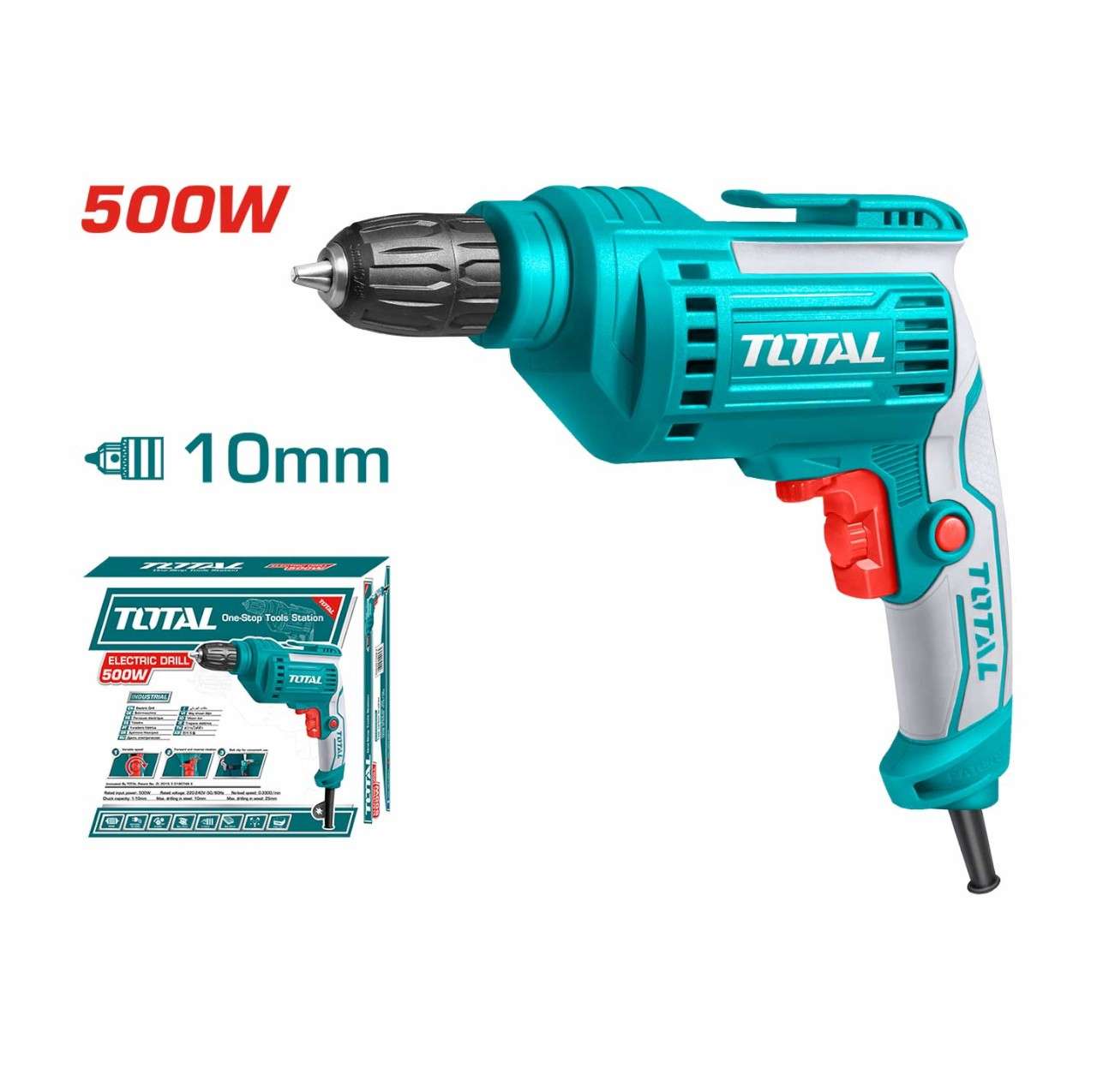 Total TD2051026-2 10MM Electric Drill 6