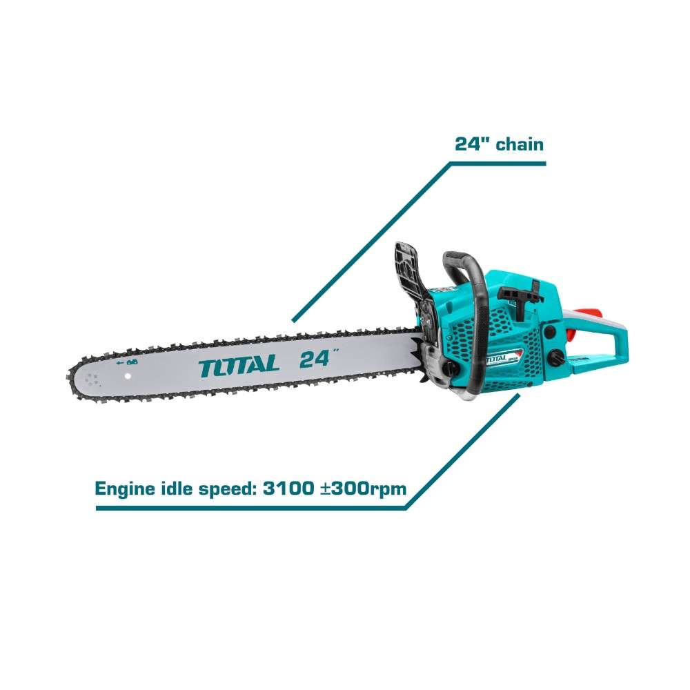 Total TG5602411 2400KW 605MM Gasoline Chain Saw 6
