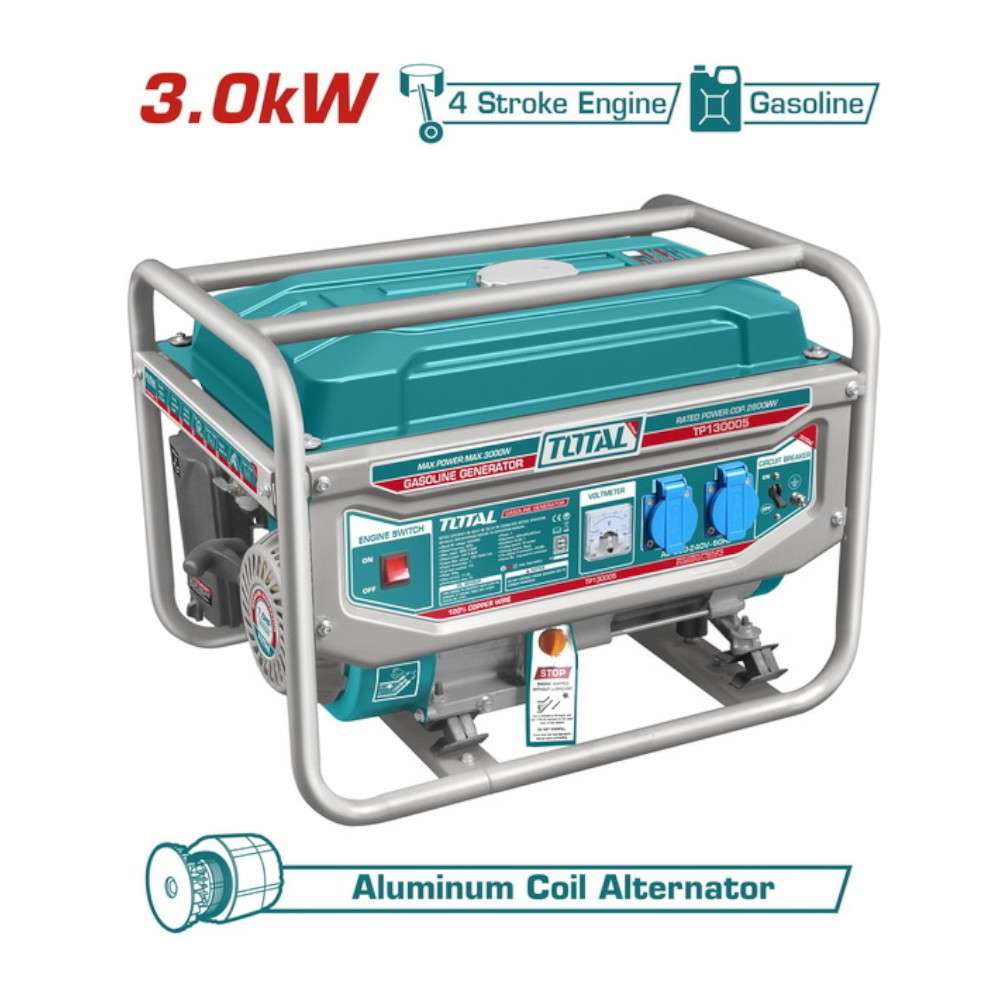 Total TP130005 3000W 3KV Gasoline Generator 2
