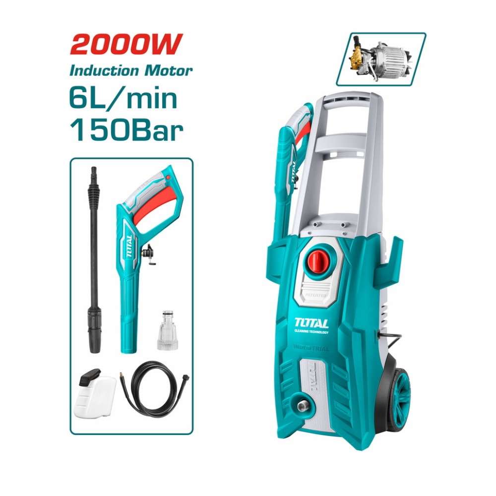 Total TGT11226 2000W 150Bar High Pressure Washer 4