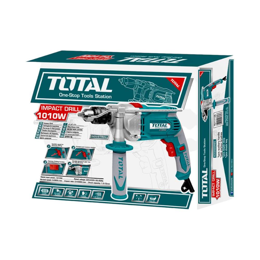 Total TG111136 1010W 1.5MM-13MM Impact Drill 3