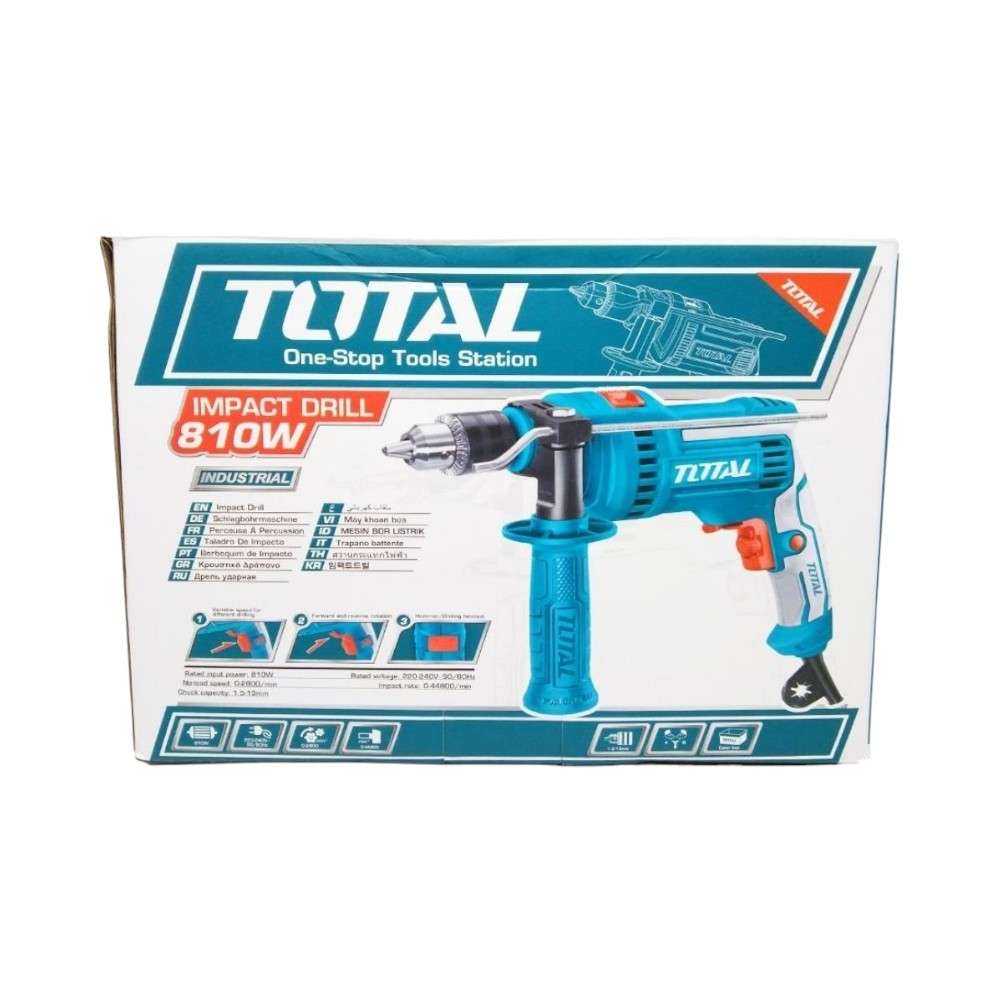 Total TG1081316 810W 13MM Impact Drill 2