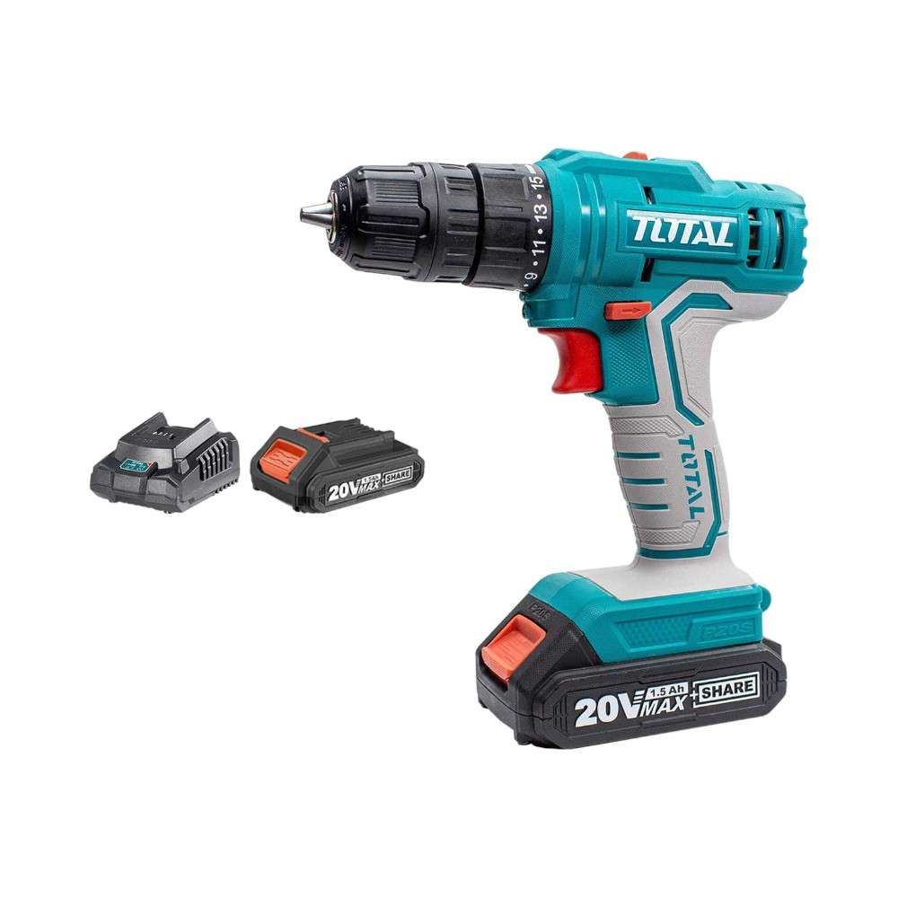 Total TDLI20011 20V Lithium-Ion Cordless Drill With 1.5AH Battery 3