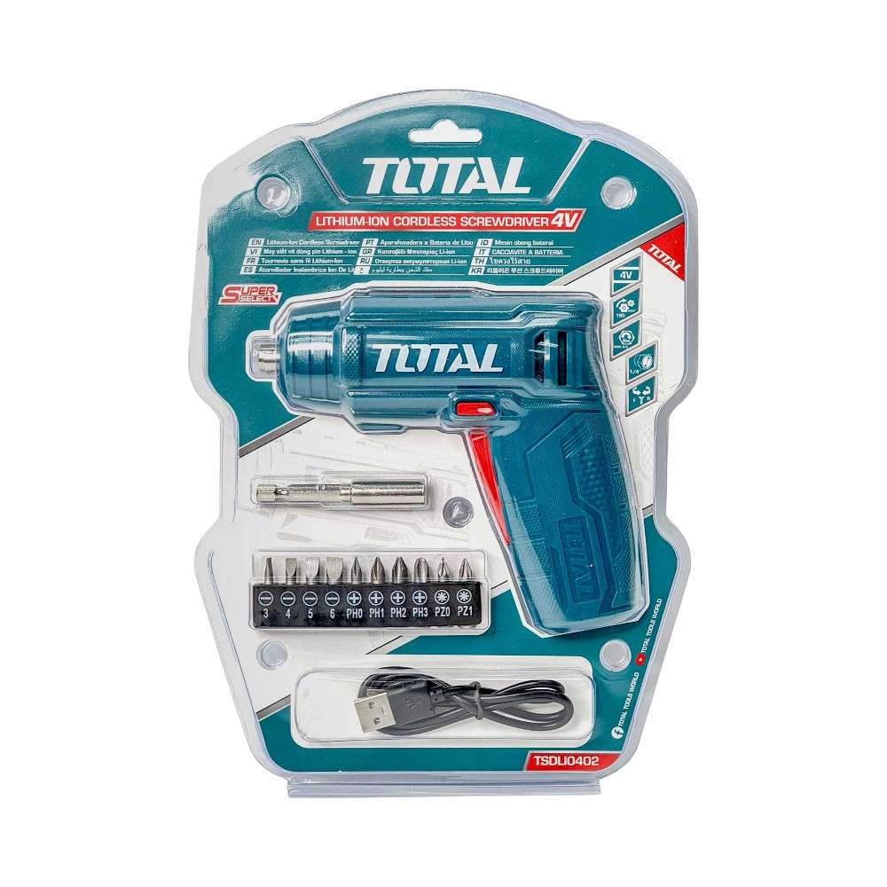 Total TSDLI0402 4V Lithium-Ion Screwdriver 5