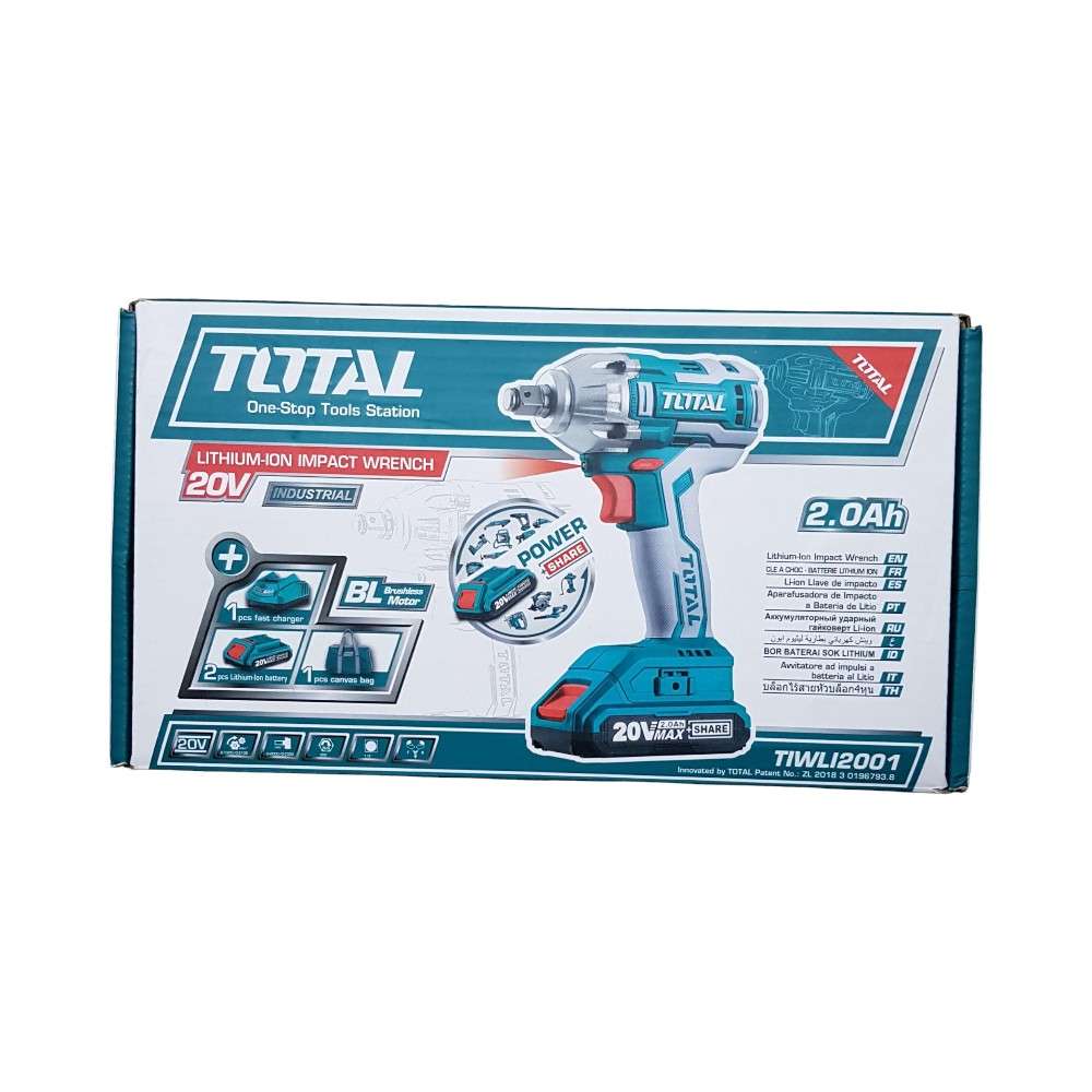 Total TIWLI2001 Lithium-Ion Impact Wrench 6