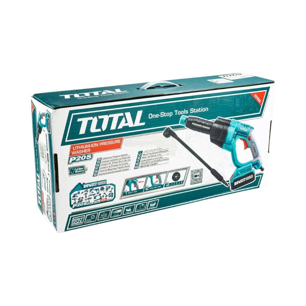 Total TPWLI20084 20V Lithium-Ion Pressure Washer with 1 x 4AH Battery 5
