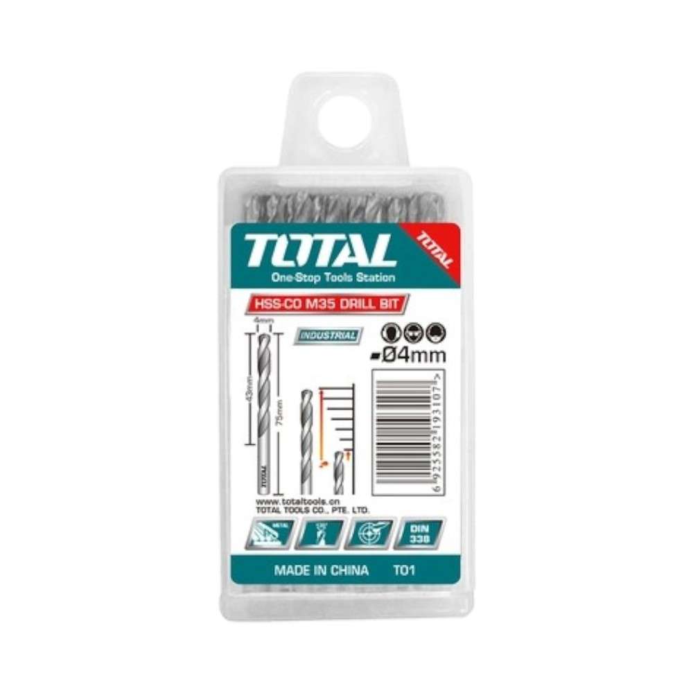 Total TAC110301 3MM M2 HSS Drill Bit 3