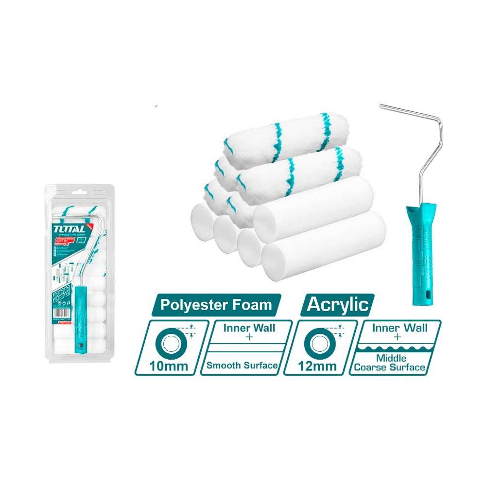 فرشاة أسطوانية صغيرة (رول) من توتال قياس (4") موديل (THT85046) 2