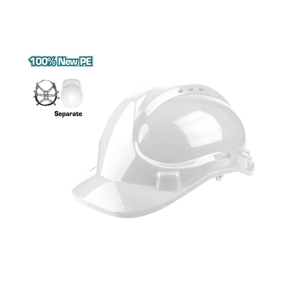 Total TSP2609 Safety Helmet, White 2