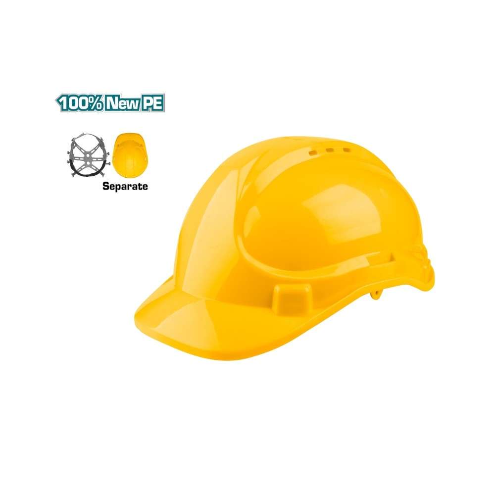 Total TSP2612 Safety Helmet, Yellow 3
