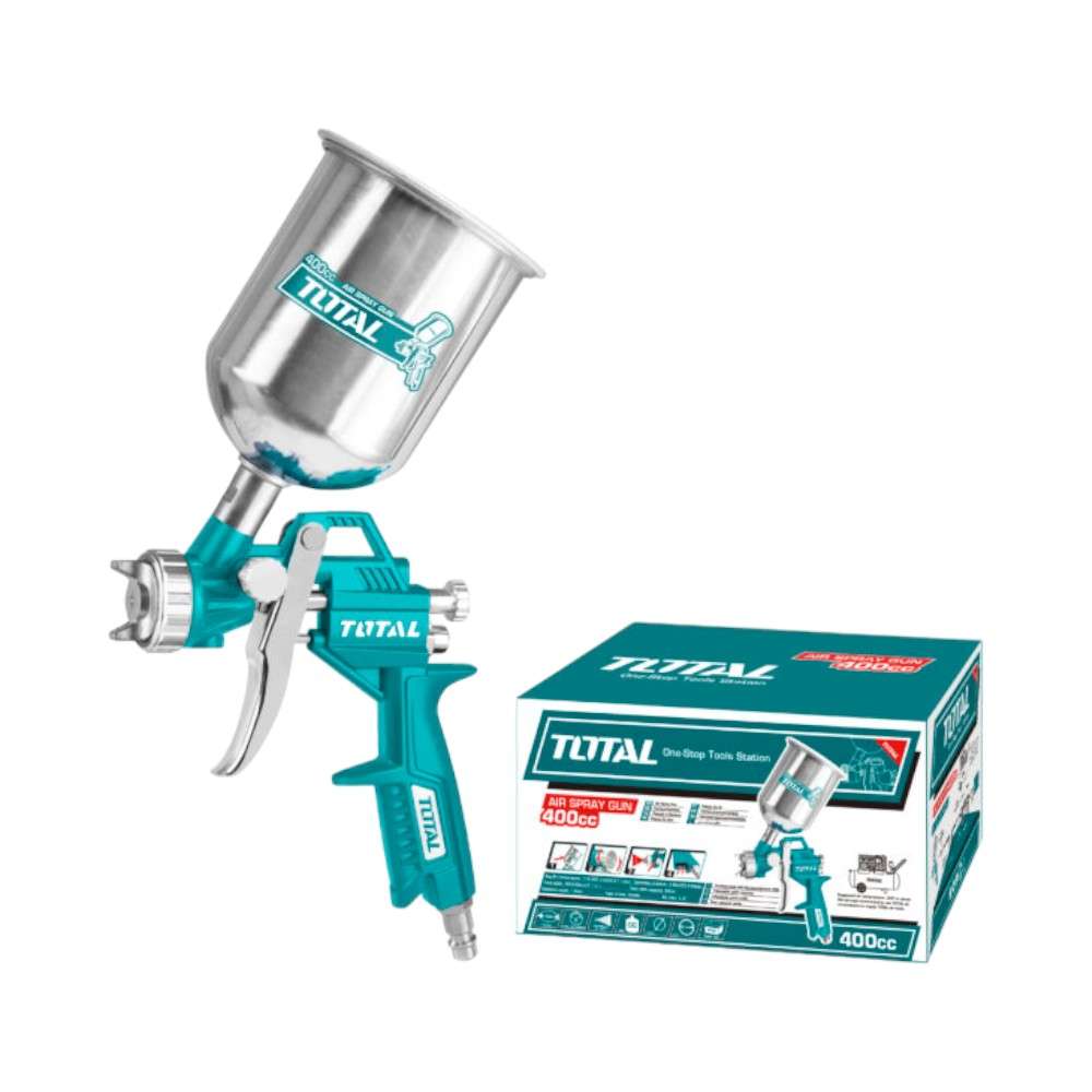 Total TAT10401 400CC Top Bottle Spray Gun  4