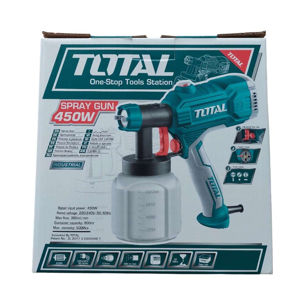 Total TT3506 450W 0.1-0.2 Bar Spray Gun 5
