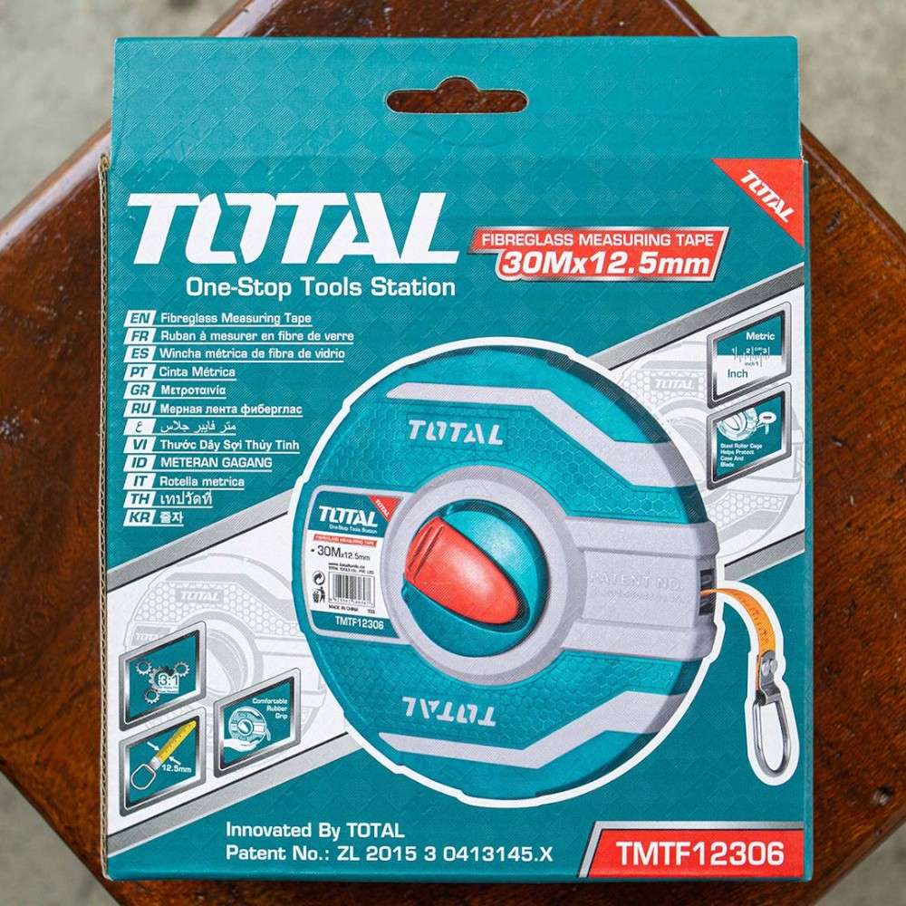 Total TMTF12306 30M X 12.5MM Steel Measuring Tape 2