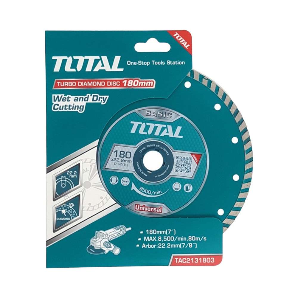 Total TAC2131803 7 Inch Diamond Disc 1