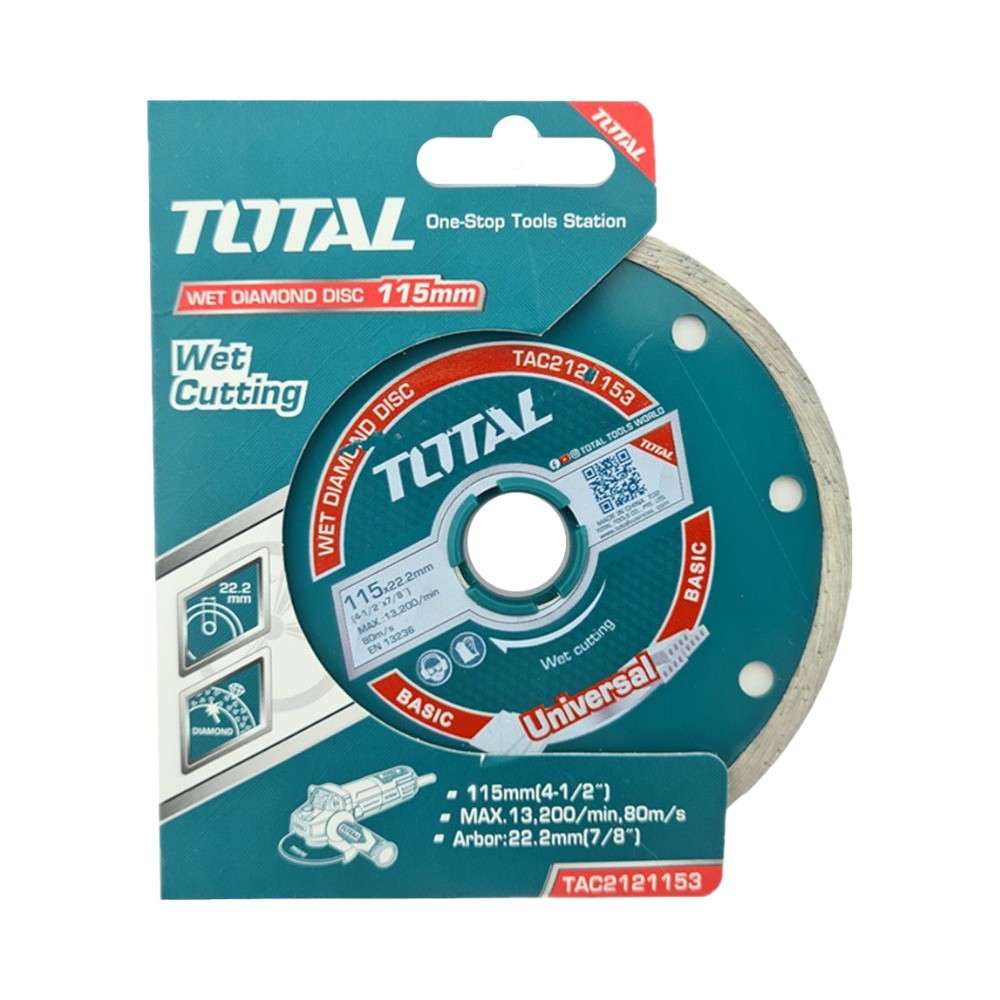 Total TAC2121153 4.5Inch Tile Cutting Wet Diamond Disc 1