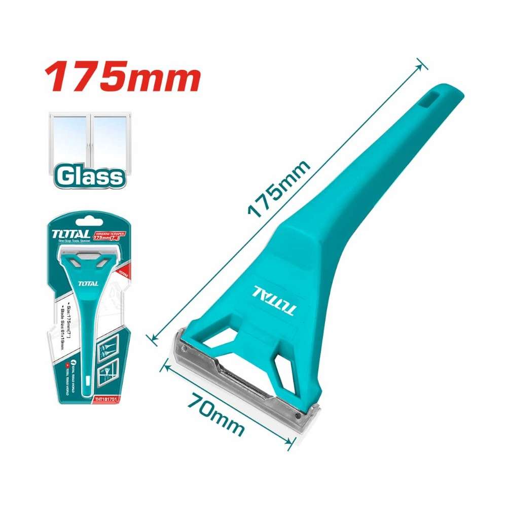 Total THT181751 7 Inch Window Scraper 2