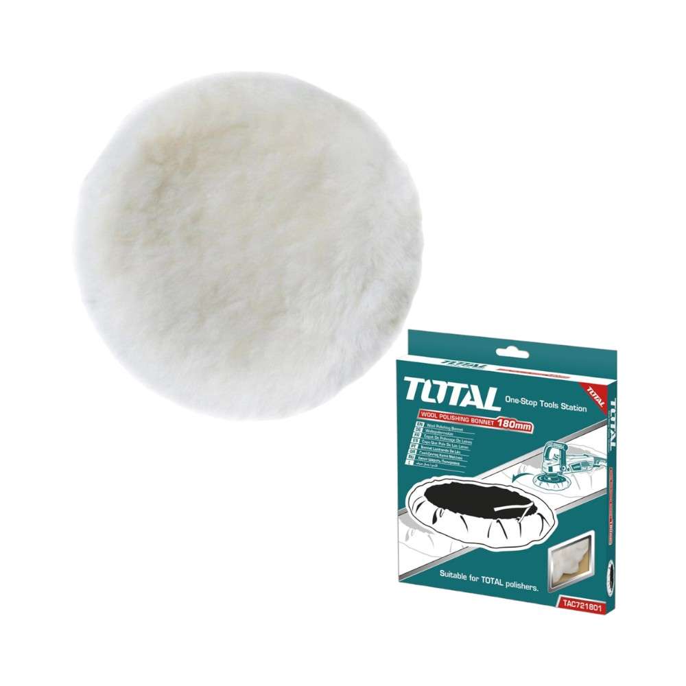 Total TAC721801 180MM Wool Polishing Bonnet 4