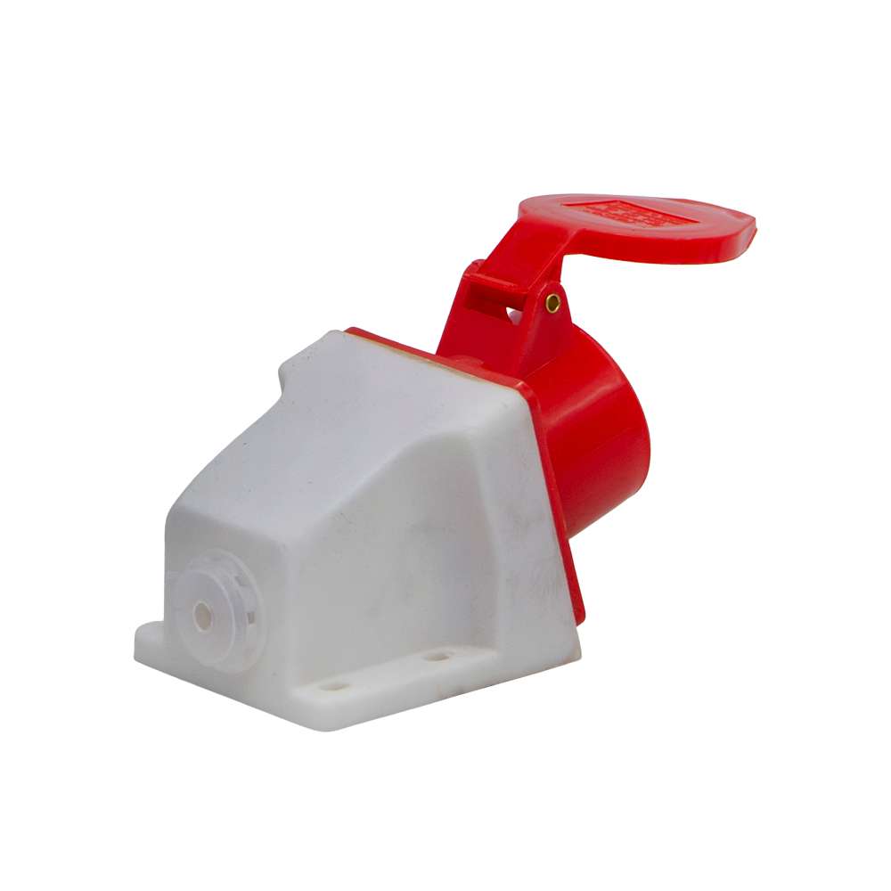 16A 4Pin Female Wall Mounted Industrial Socket 1