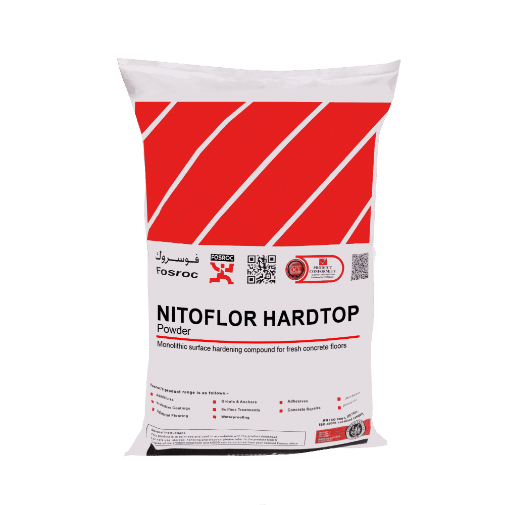 Fosroc Nitoflor Hardtop, 25Kg, Industrial Flooring Resin/Topping System Component
