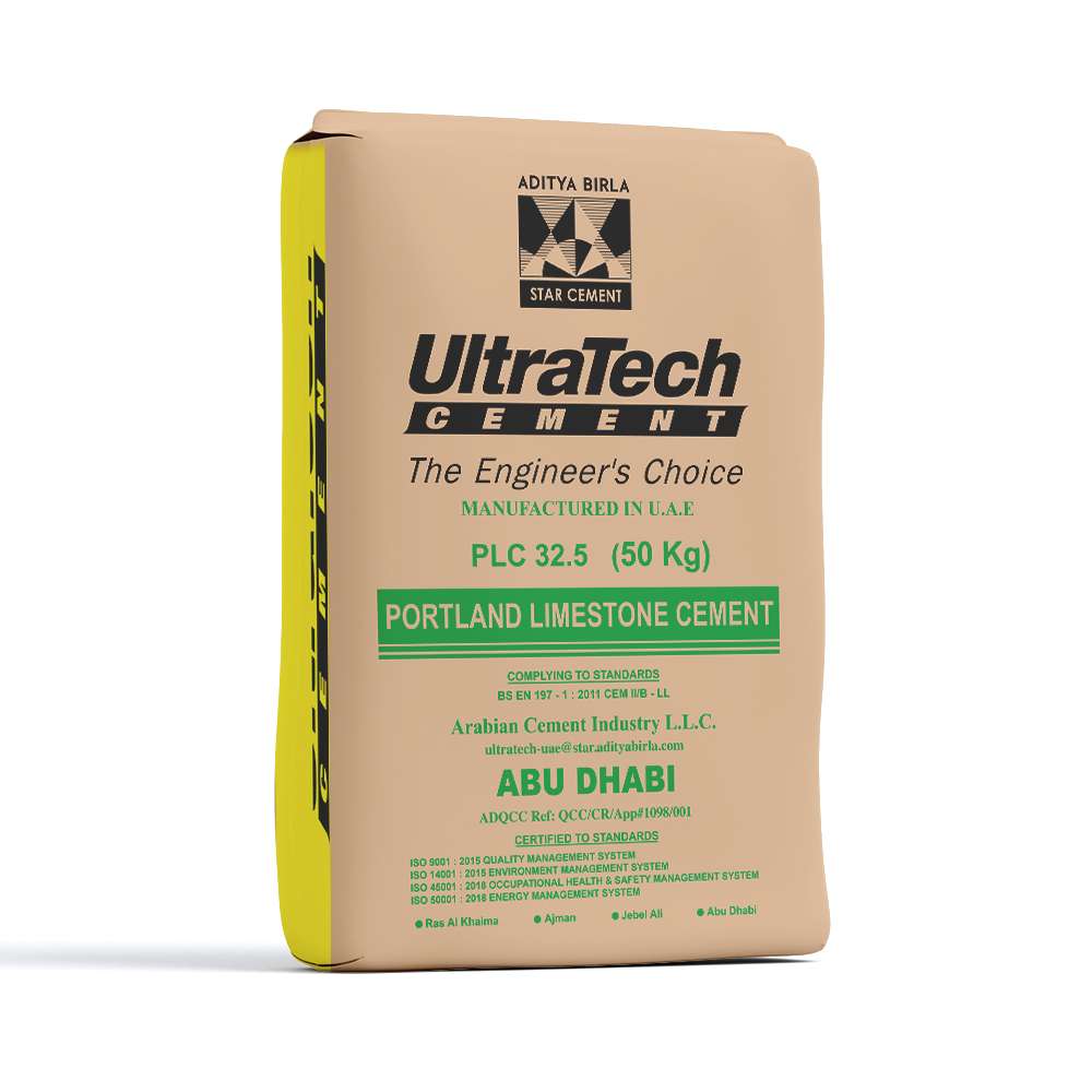 الأسمنت البورتلاندي الجيري (PLC) من (UltraTech) - (50Kg) 2