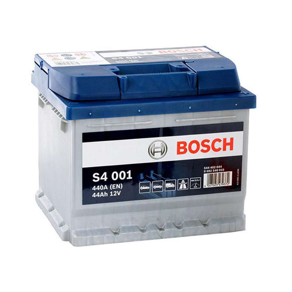 بطارية بدء التشغيل من (Bosch) استطاعة تدوير (440A) و بأمبير ساعي (44AH) قياس (12V) موديل (DIN S4- BSB0092S40410)  0