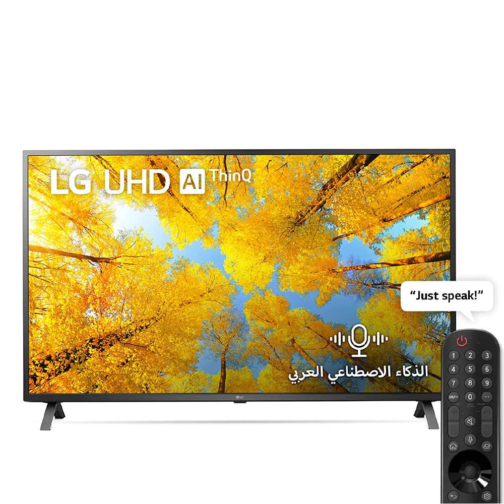LG 65" UHD 4K TV UQ7500 Series 4K Active HDR webOS Smart ThinQ Gen5 AI Processor 4K Refresh Rate 60Hz