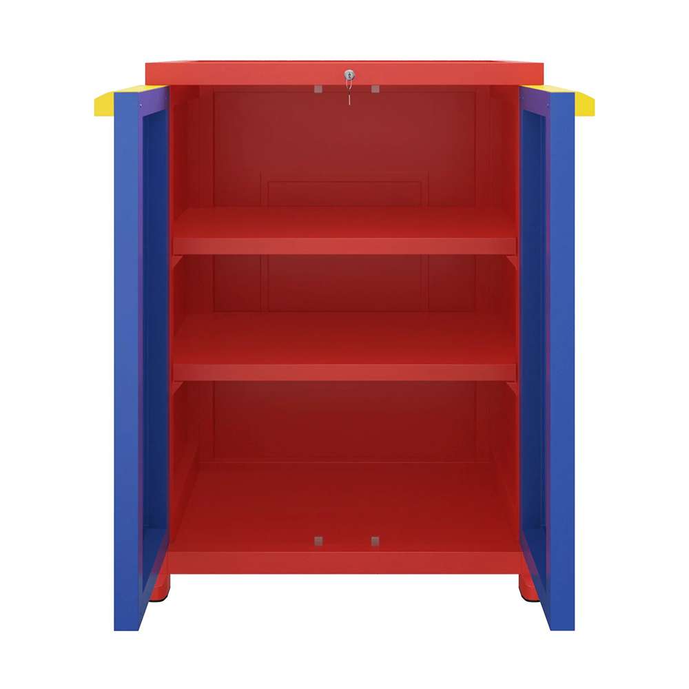 Nilkamal Freedom Small 1 Cabinet Red/Blue - FS1 1