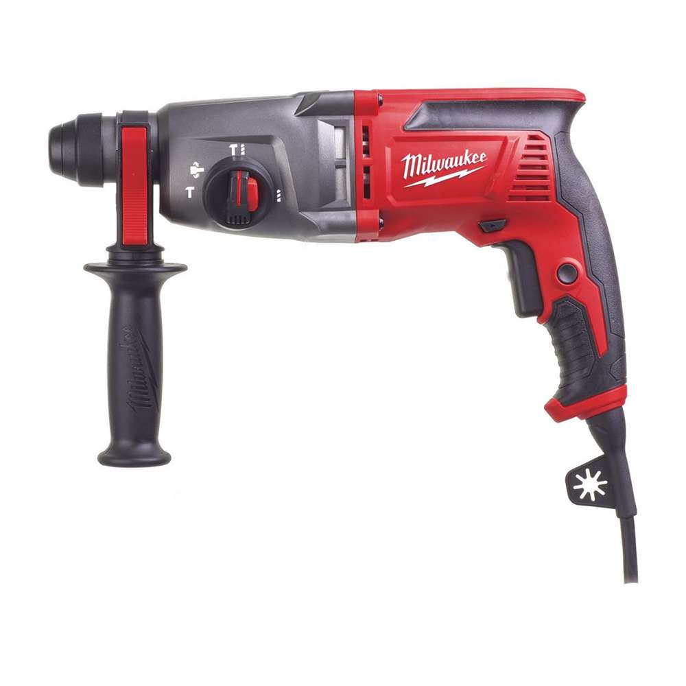 Milwaukee PH26TX 26mm 3 Mode SDS-Plus Hammer with Fixtec 0