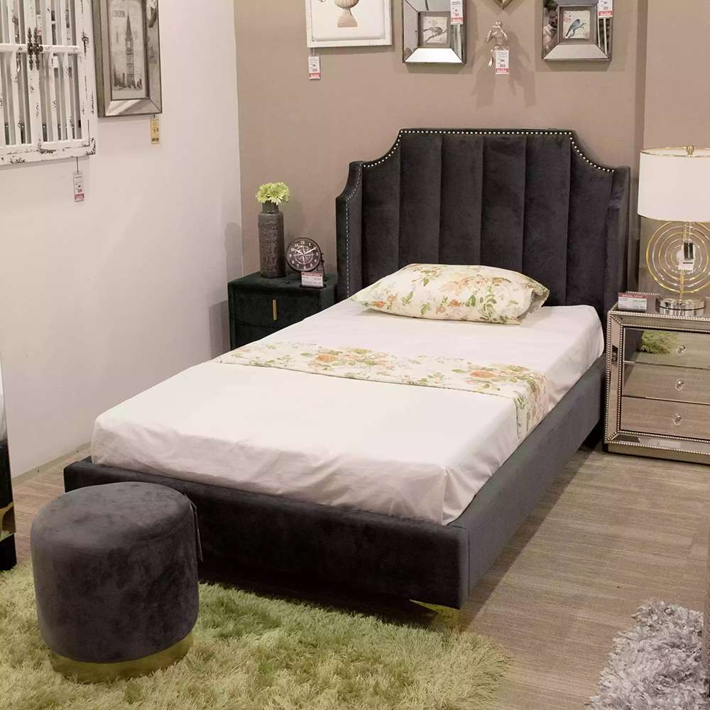 RoHala Single Bed - Charcoal 0