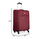 VIP Tivoli Trolley, Soft Luggae, 28 × 38 × 58 Cm, Lightweight & 4-Wheel Spinner - Cabin Berry 5