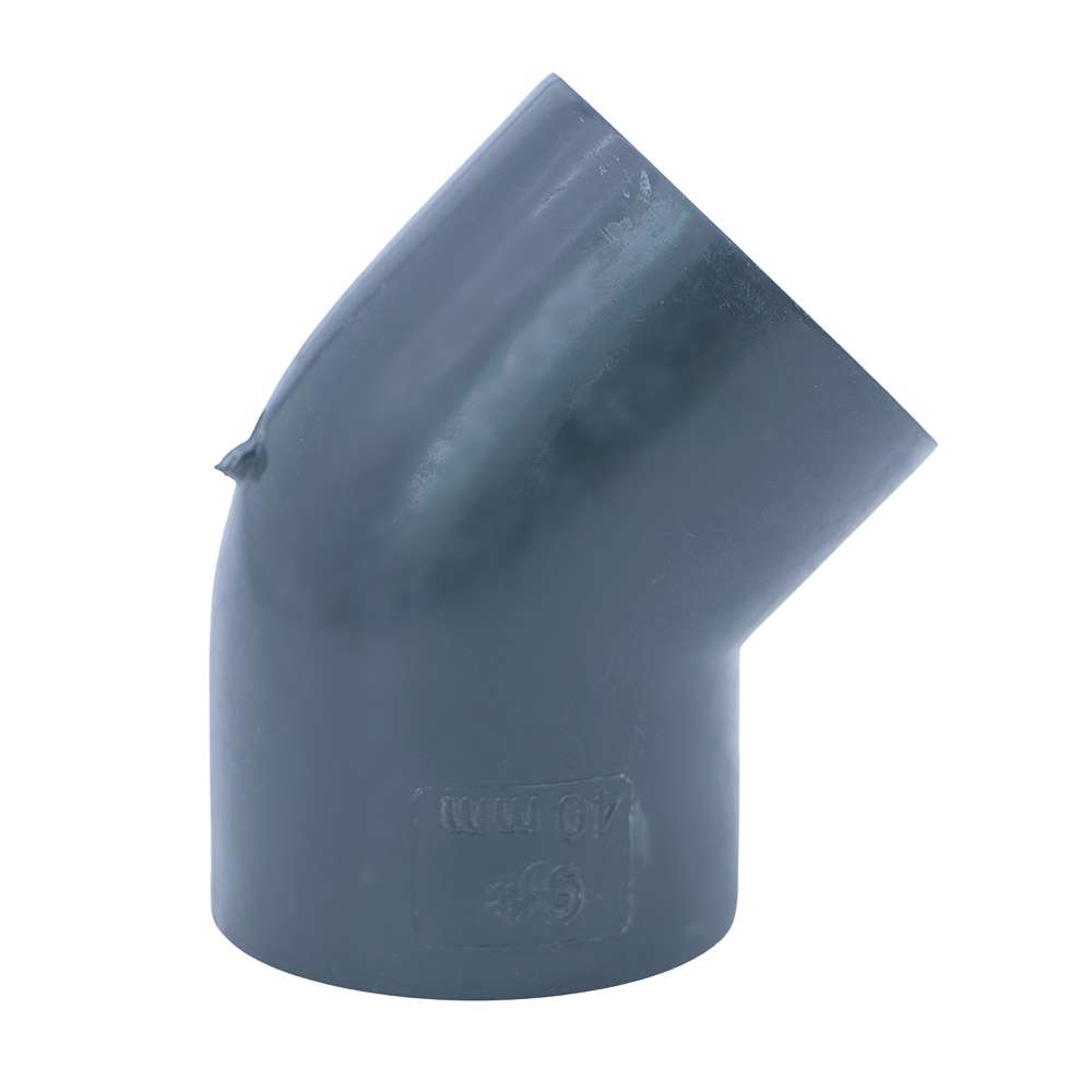 40mm x 45 Degree PVC Elbow - Per Pcs